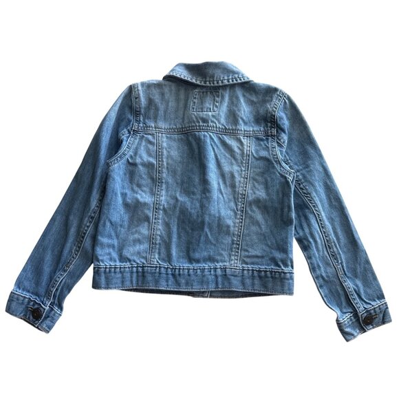 Oshkosh B'gosh Jean Jacket Button Up Cotton Vintage Light Denim Unlined Size 6X - Picture 2 of 7